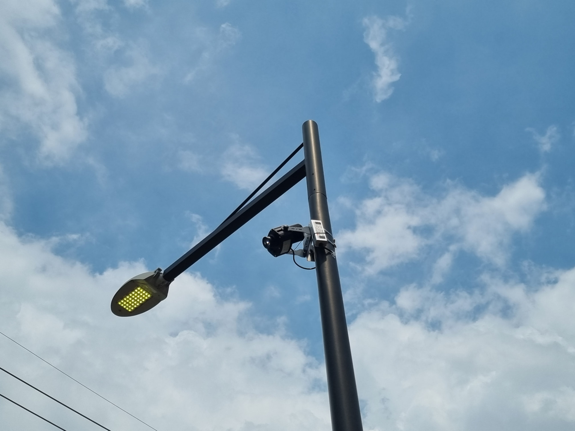 LED 가로등 등기구 설치 완료 현장사진
